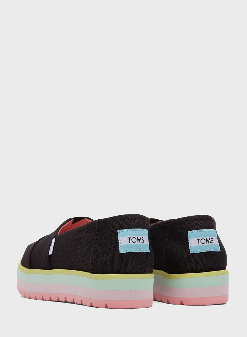 TOMS Youth Alpargata Slip Ons