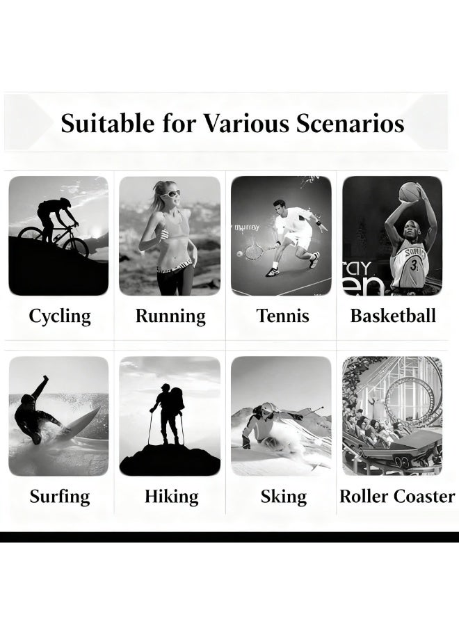 سلسلة رباط النظارات المضادة للانزلاق - حامل نظارات حول الرقبة قابل للتعديل - شريط حامل نظارات عالية الجودة بألوان متعددة - حامل نظارات من الحبل لمرأة والرجل والأولاد - Image 4