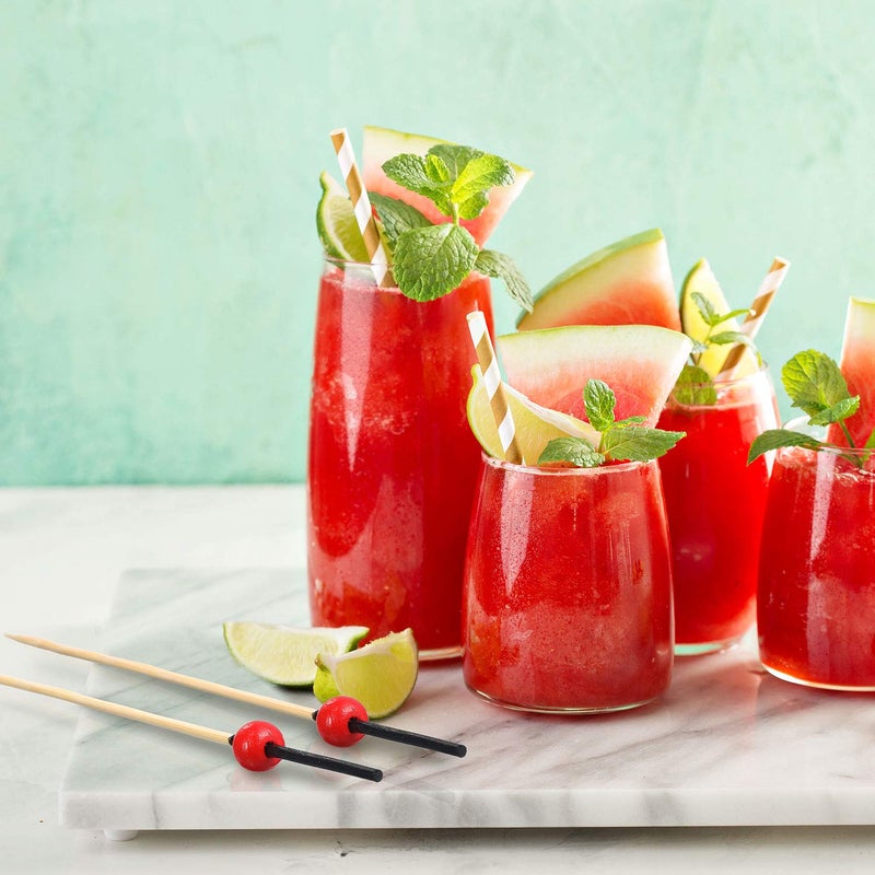 Blulu 200 Pack Cocktail Picks Fancy Toothpicks for Appetizers 4.7 Inch Pearl Cocktail Skewers for Drink Bamboo Flavored Stick Charcuterie Fruit Food Accessories Birthday Wedding Party Decor - Image 5