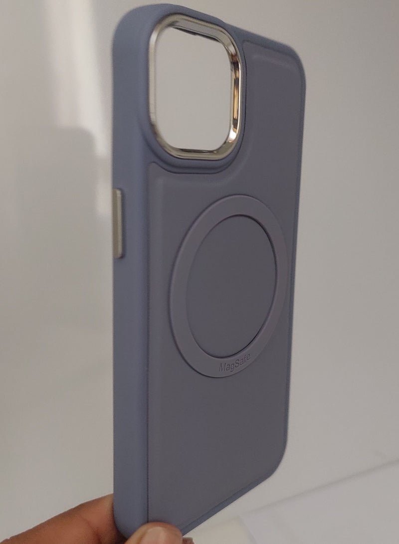 Mocome Case for Iphone Max series for Iphone 14 Hard Silicone With Magsafe Grey Colour - Image 2
