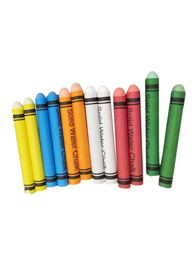 NIBEMINENT 30-Piece Chalk Crayons Set Multicolour - Image 5