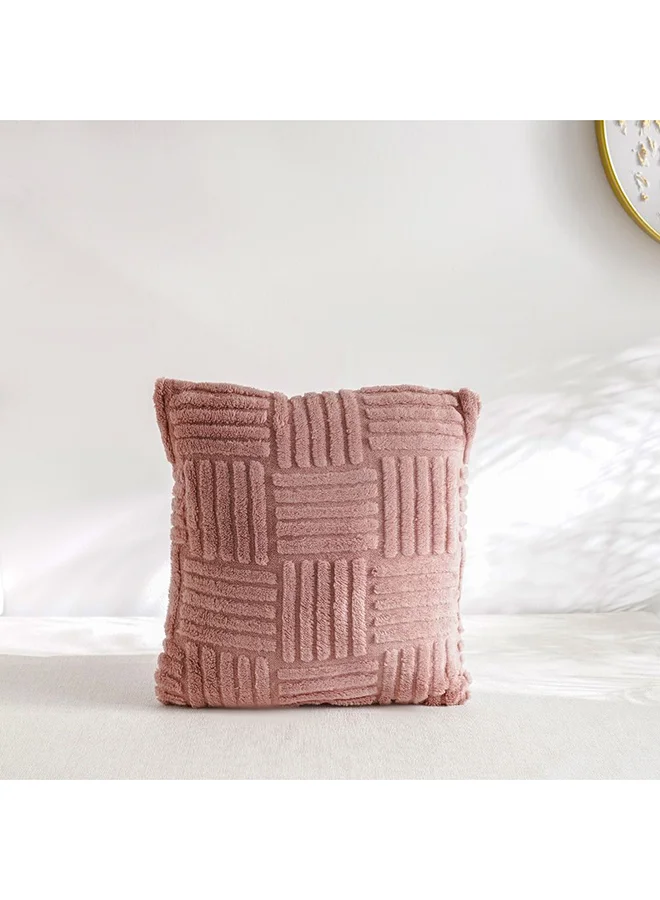 DANUBE HOME Danube Home Gleam Cushion - Pink - 45x45 cm | 100% Polyester Decorative Lightweight Throw Pillow For Sofas, Couches, Beds For Living Room
