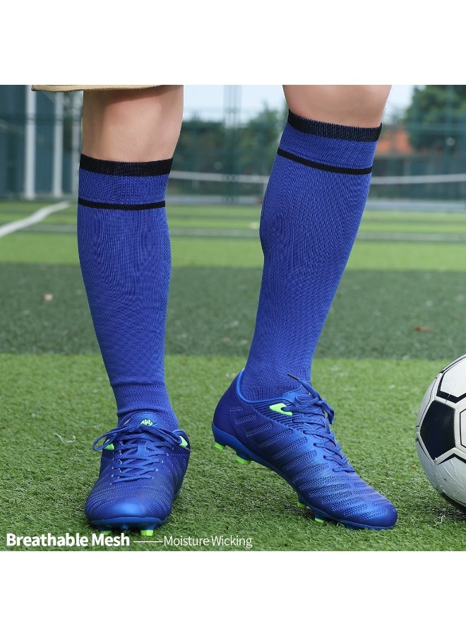 SKY WING Unisex Athletic Knee High Breathable Compression Solid Tube Soccer Football Sport Socks 1/2/3/4 Pairs for Youth Adult - Image 3