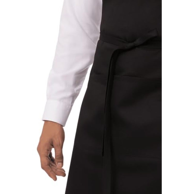 Chef Works Unisex Butcher Apron Black One Size Black One size - Image 4