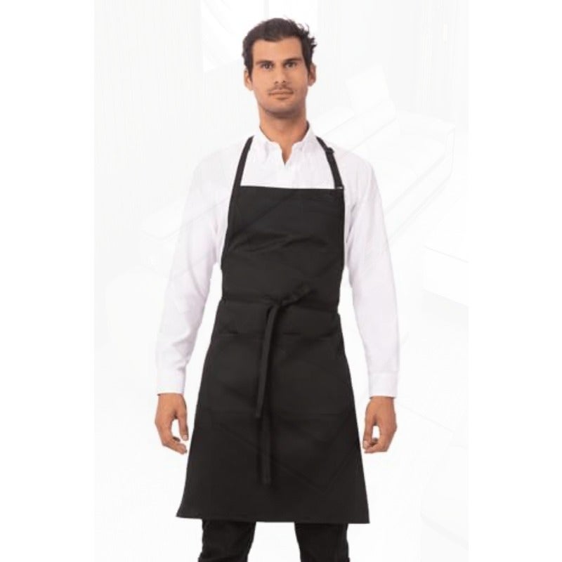 Chef Works Unisex Butcher Apron Black One Size Black One size - Image 1