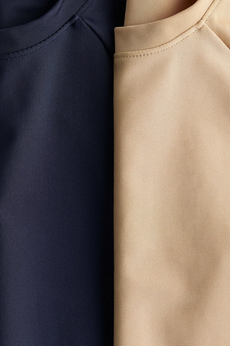 اتش اند ام بلوزة سباحة بعامل حماية 50 من الشمس - عبوة من قطعتين