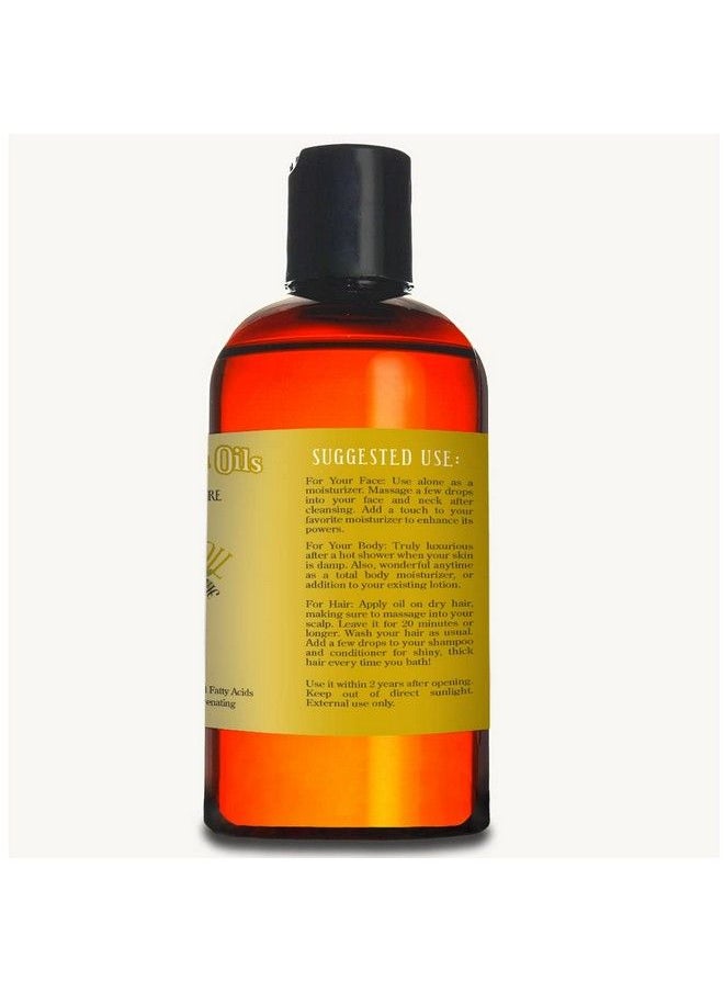 Natural Born Oils - Marula Oil. 8Oz. 100% Pure And Natural Organic Coldpressed Unrefined For Luxuriously Soft Skin And Hair - Image 1