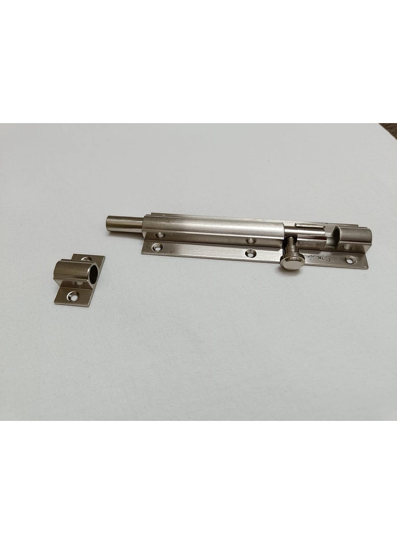 Courtse Germany Courtse Germany Premium Tower Bolts 4 6 8 Long Aluminium Body SS Finish Model Sam Gouti 6 Inch Aluminium 1pc  - Image 2