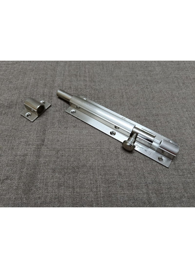 Courtse Germany Courtse Germany Premium Tower Bolts 4 6 8 Long Aluminium Body SS Finish Model Sam Gouti 6 Inch Aluminium 1pc  - Image 3