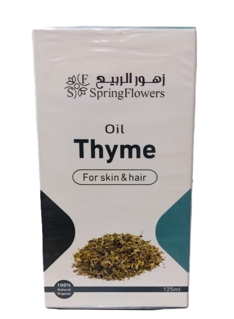 Spring Flowers Thyme Oil for Skin and Hair 125ml - Image 1