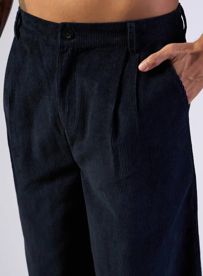 Mascln Sassafras Corduroy Front Dart Straight Leg Pants by Styli