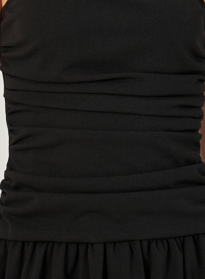 Styli Strapless Fit-and-Flare Dress - Image 4