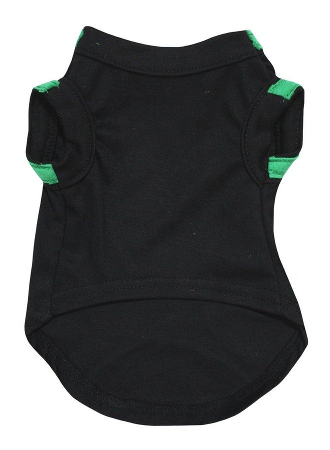 بيتيتبيلا قميص جرو كلب من Petitebella Love Clover (أسود، مقاس كبير جدًا) - Image 2