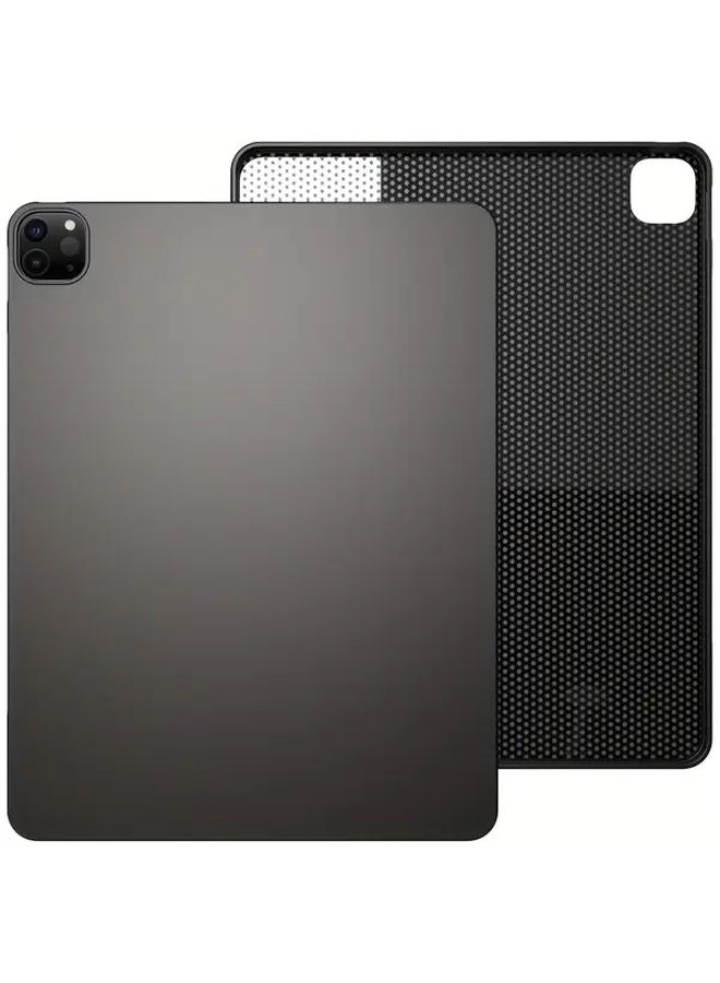 Slim Lightweight Soft Case For iPad Pro 12.9 Inch 2022 Anti Scratch Minimalist Black Cover - Image 4