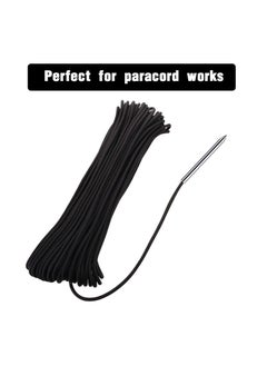 Excefore 6 Pieces Paracord Stitching Set Silvery 6 Sizes Paracord FID Lacing Stitching Needles Paracord Smoothing Tool Lacing Leathercraft Needle for Paracord  - Image 5