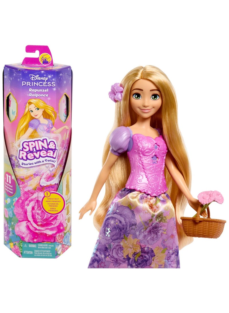Princess Disney Princess Fashion Doll Spin And Reveal - Rapunzel  - Image 1