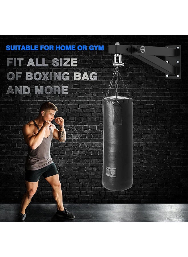 Max Strength Wall Mounted Heavy Bag Hanger – Adjustable Punching Bag Bracket  - Image 3