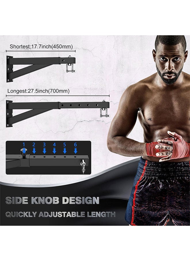 Max Strength Wall Mounted Heavy Bag Hanger – Adjustable Punching Bag Bracket  - Image 4