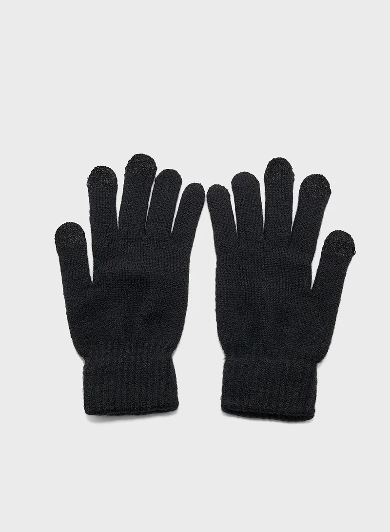 Ginger 3 Pack Winter Beanie, Scarf & Gloves Set