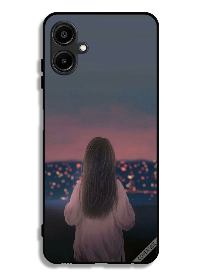 Covernex Samsung Galaxy F06 5G Protective Case Cover Standing Girl - Image 1