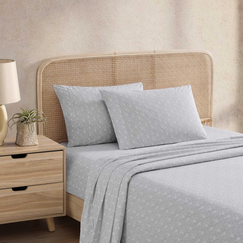 TOMMY Bahama Tommy Bahama - Sheet Set  Breathable Percale Cotton Bedding  200 Thread Count  Tropical Bedding Set (Pineapple Venture Rock  King) - Image 2