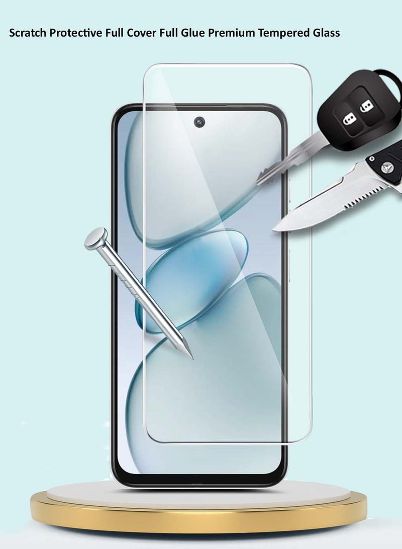 جيماكس Tecno Spark Go 1 4G 2024 Premium Series حواف منحنية 9H 2.5D واقي شاشة من الزجاج المقوى - شفاف - Image 3