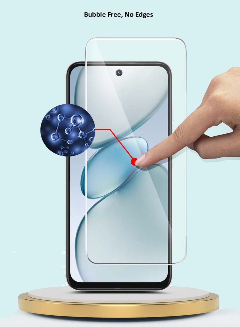 جيماكس Tecno Spark Go 1 4G 2024 Premium Series حواف منحنية 9H 2.5D واقي شاشة من الزجاج المقوى - شفاف - Image 5