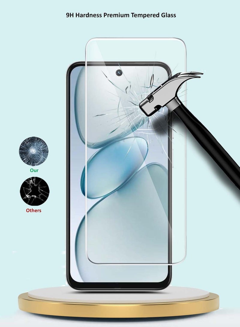 جيماكس Tecno Spark Go 1 4G 2024 Premium Series حواف منحنية 9H 2.5D واقي شاشة من الزجاج المقوى - شفاف - Image 4