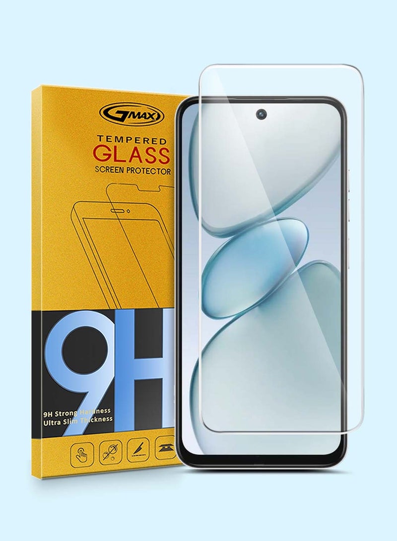 جيماكس Tecno Spark Go 1 4G 2024 Premium Series حواف منحنية 9H 2.5D واقي شاشة من الزجاج المقوى - شفاف - Image 1