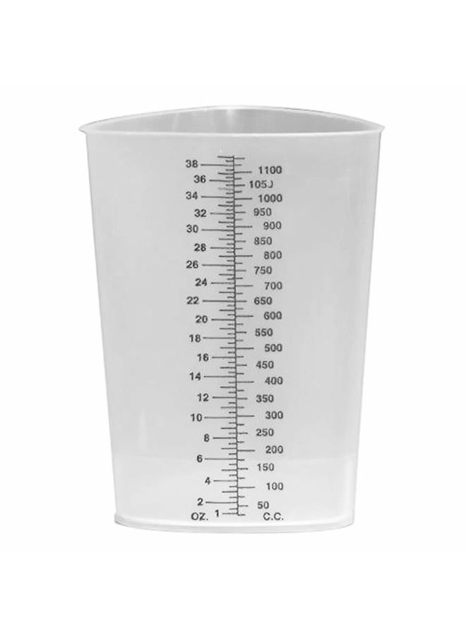 Triangular Polypropylene Graduated Beaker, Translucent, 1200 mL, 1 Count