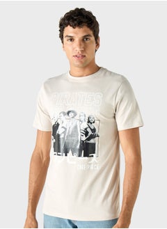 SP Characters Printed Crew Neck T-Shirt  - Image 1