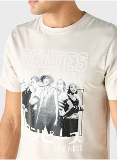 SP Characters Printed Crew Neck T-Shirt  - Image 3
