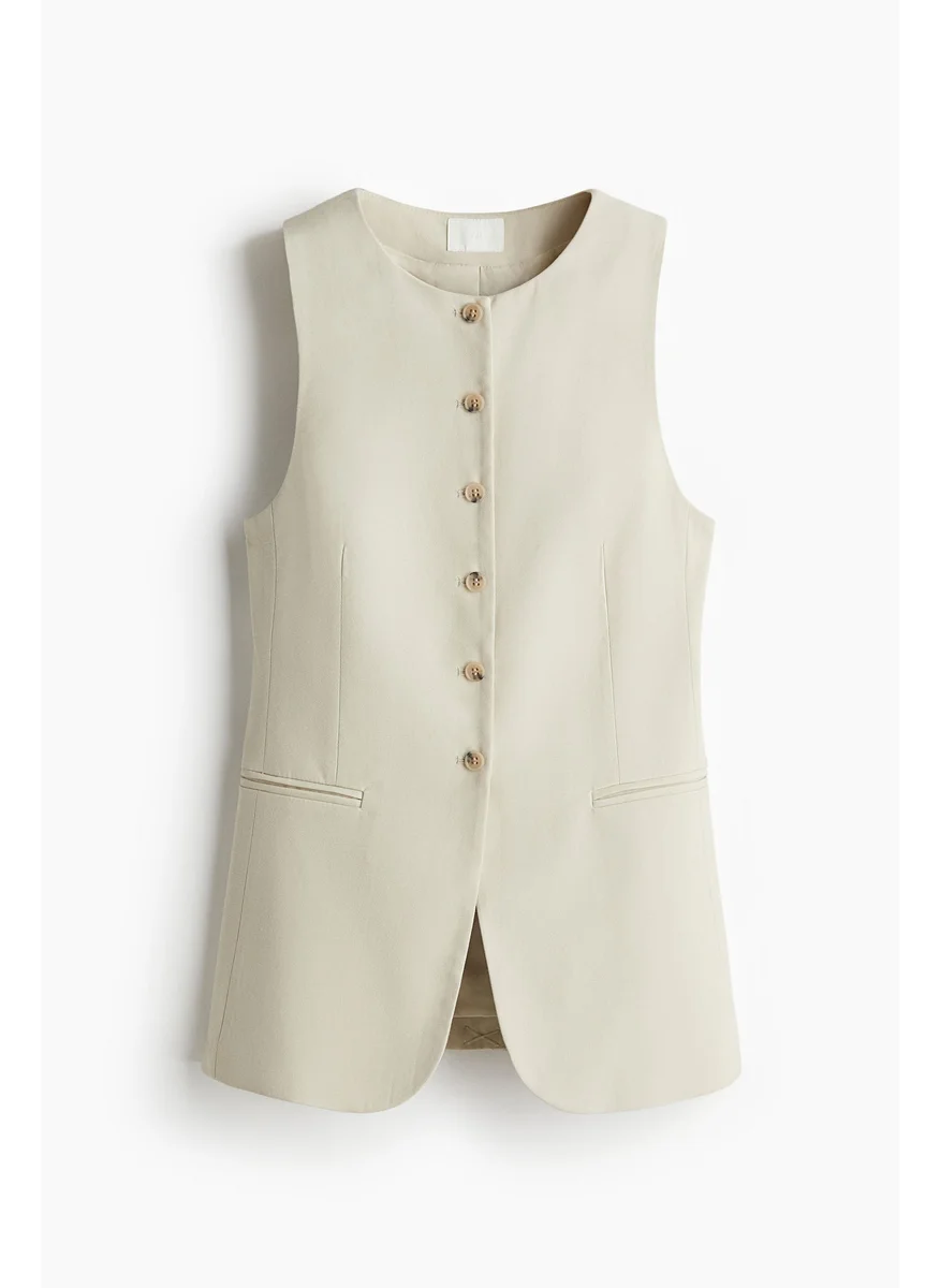 H&M Long Suit Waistcoat