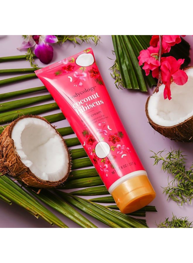 Bodycology Coconut Hibiscus Moisturizing Body Cream - 8 Oz - Image 4