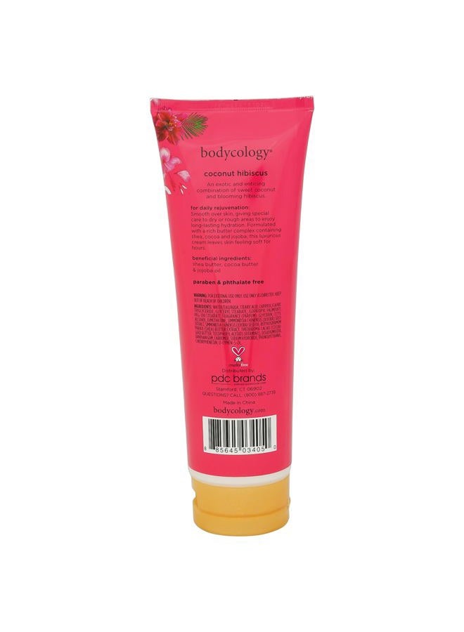 Bodycology Coconut Hibiscus Moisturizing Body Cream - 8 Oz - Image 3