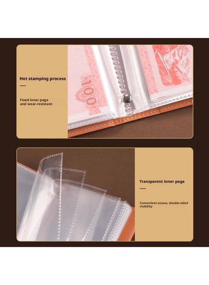 SYOSI كتاب تحدي توفير المال، مخطط ميزانية 100 ظرف، قفل كلمة مرور للأمان، نظام توفير الأموال بظرف 7"x4.2"، مثالي للمالية الشخصية، تنظيم المدخرات، مجموعة واحدة - Image 5