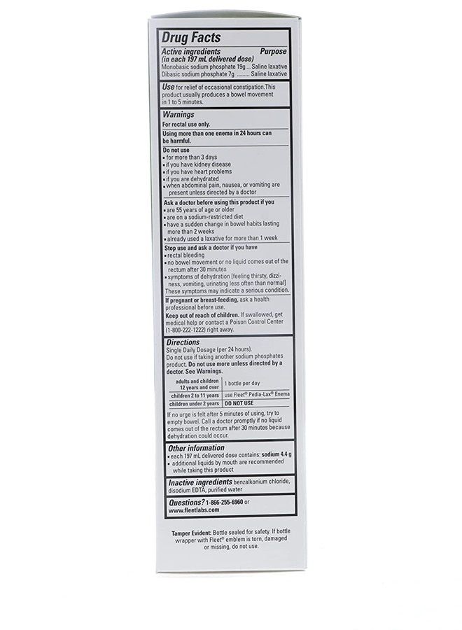 Fleet Enema Extra Size 7.8z - Image 2