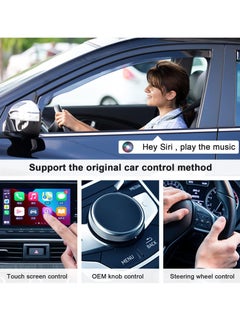 Generic Wireless CarPlay Adapter for iPhone, Carplay Dongle Converts Factory Cars Wired to Wireless, Bluetooth Adapter, 5Ghz WiFi Auto-Connect Online Update, Support iOS 13+, Black  - Image 4