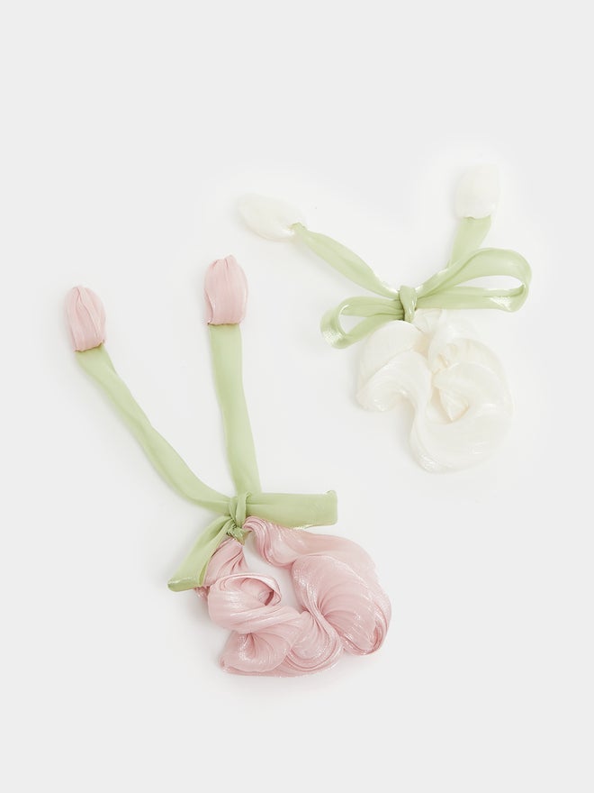 Styli Styli Pack of 2 - Long Drop Scrunchie  - Image 3