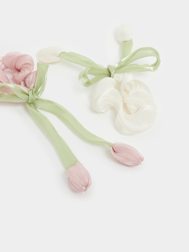 Styli Styli Pack of 2 - Long Drop Scrunchie  - Image 5
