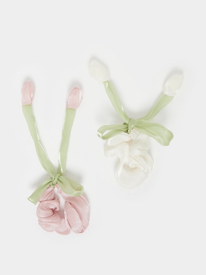 Styli Styli Pack of 2 - Long Drop Scrunchie  - Image 2