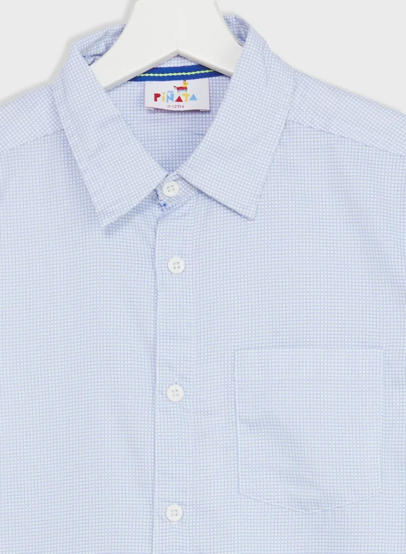 Pinata Boys All Over Printed Shirt With Pocket