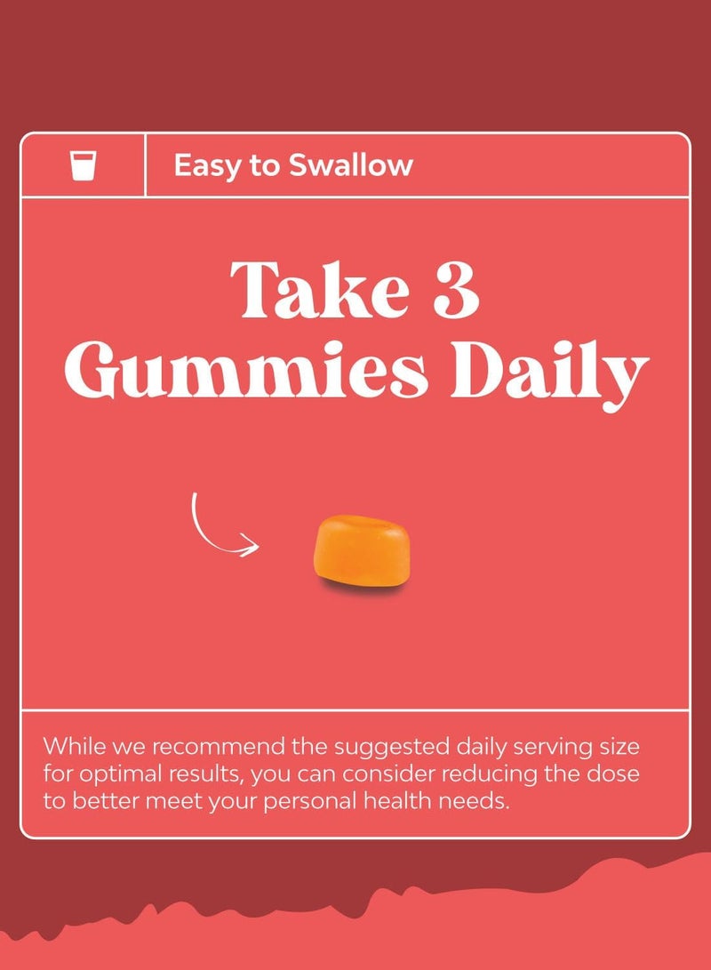 Natures Craft Fiber Gummies, Orange and Mixed Berry, 60 Gummies - Image 3