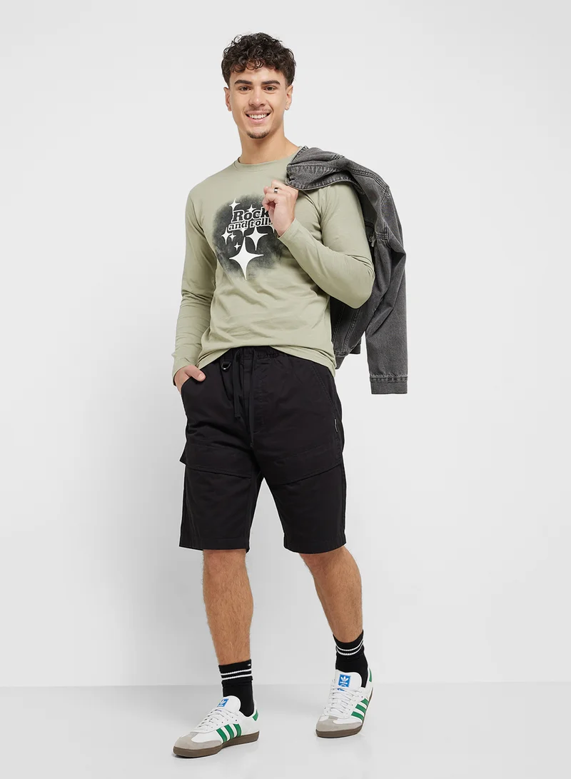 Seventy Five Basics Graphic Long Sleeve T-Shirt