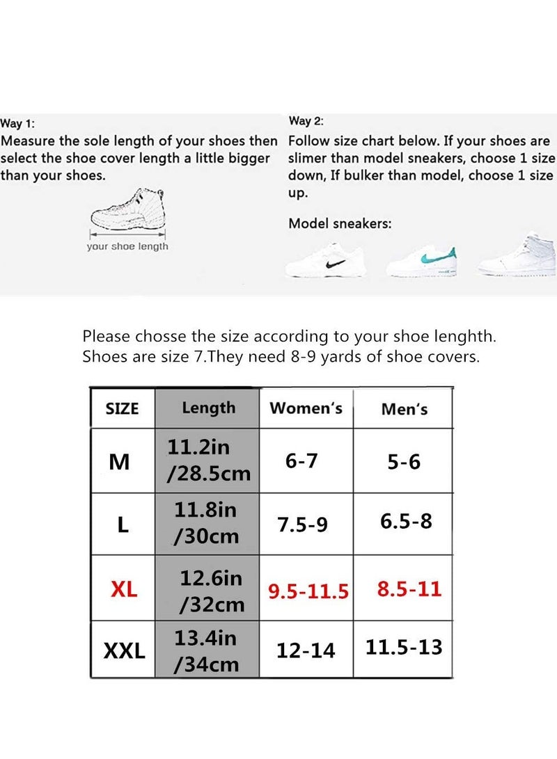 KASTWAVE Overshoes Rain Boots Waterproof Anti-Snow Shoe Covers Reusable Rain Boots Protective Gear for Men and Women XL  - Image 5