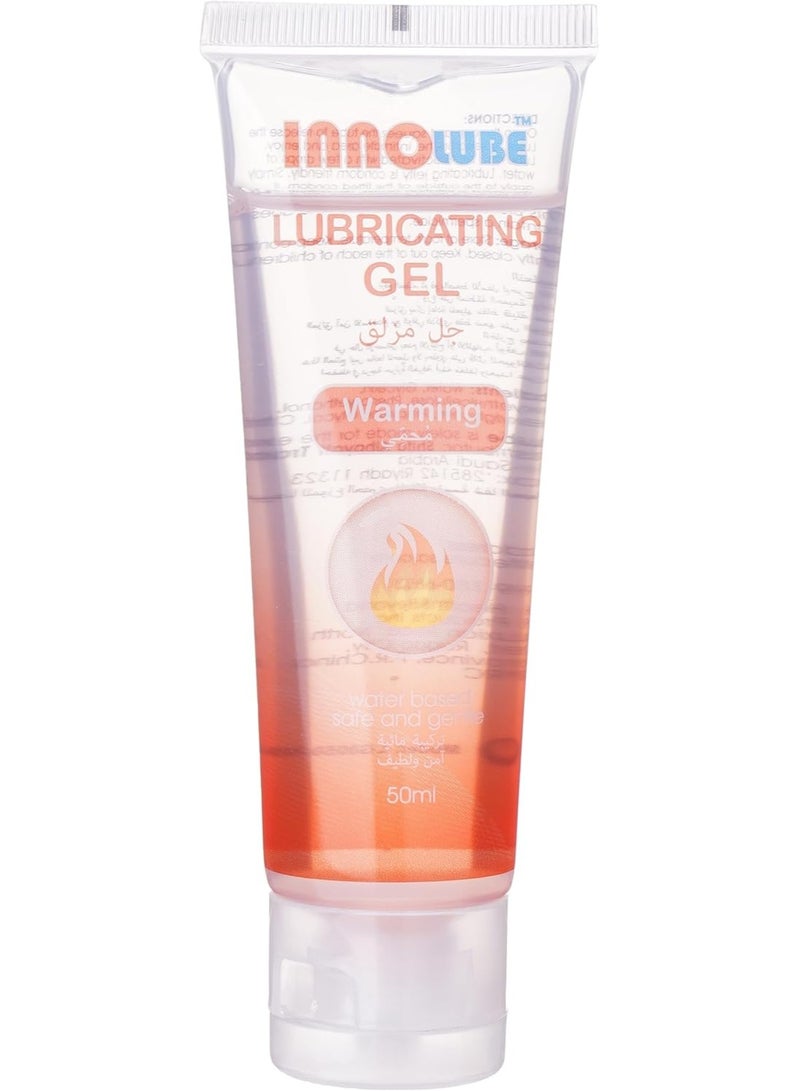 InnoLube Lubricating Gel Warming Water Based Safe And Gentle 50 ml 