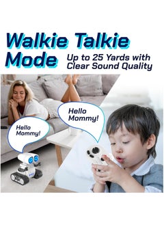 General Robot Toys for Kids Rechargeable Walkie Talkie Remote Control Toy for Boys Girls with Gesture Sensing Dance Move Music LED Eye Gift for Birthdays  - Image 2