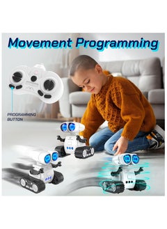 General Robot Toys for Kids Rechargeable Walkie Talkie Remote Control Toy for Boys Girls with Gesture Sensing Dance Move Music LED Eye Gift for Birthdays  - Image 4