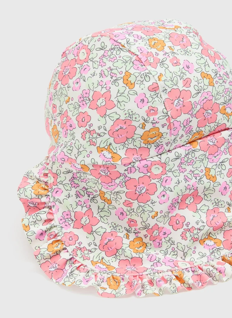 Matalan Girls Multicolour Floral Swim Keppi