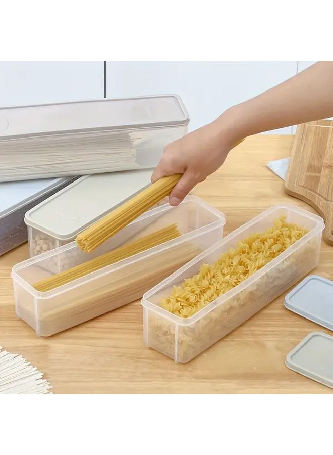 Blue 2 In 1 Moisture Proof Kitchen Storage Box Plastic Organizer For Fruits Vegetables - Image 2